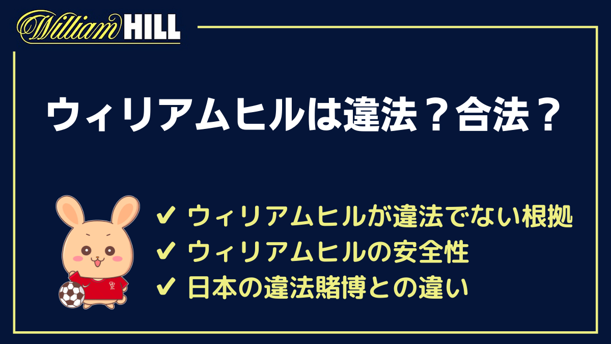 ウィリアムヒルの違法性